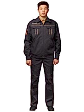 Костюм мужской охранника: куртка модель К-12-5, брюки модель БРМ-3, сорочка «Охрана»