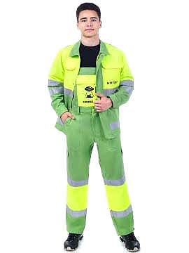 Костюм мужской рабочий: куртка К-1-27-1 и полукомбинезон ПК-1-9-1