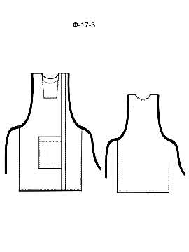Фартук-сарафан модель Ф-17-3