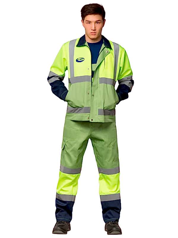 Костюм мужской рабочий: куртка К-1-27, полукомбинезон ПК-1-9