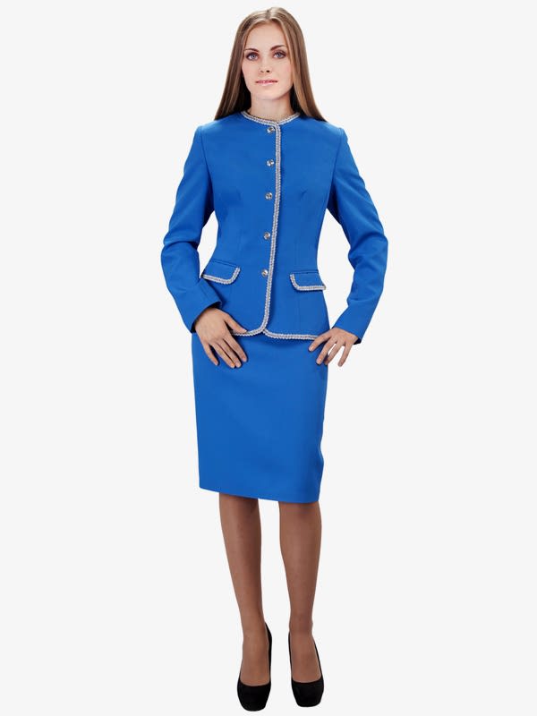 Костюм женский администратора: пиджак на подкладе ПЖ-4, юбка Ю-9