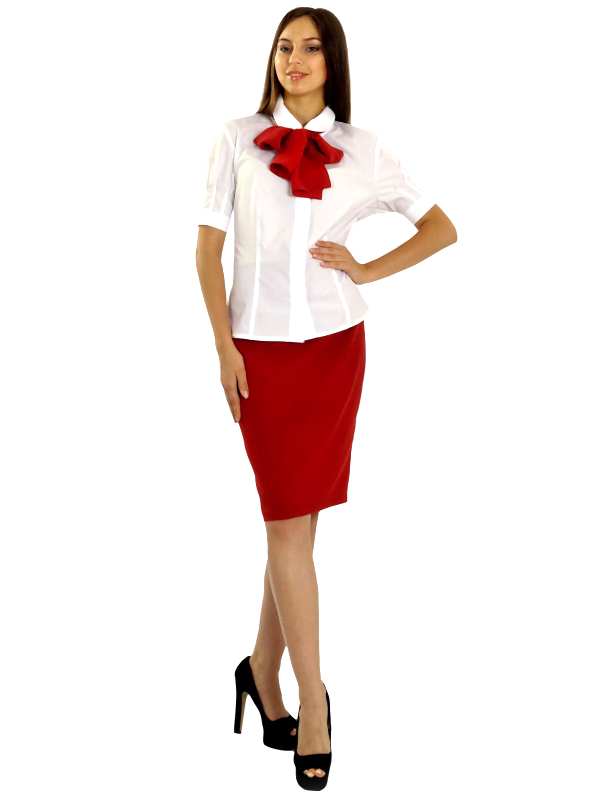Костюм женский администратора: пиджак на подкладе ПЖ-1, юбка Ю-9, блуза Б-25