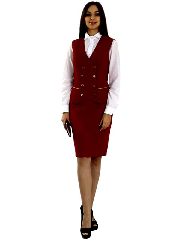 Жилет женский на подкладе модель Ж-20-1