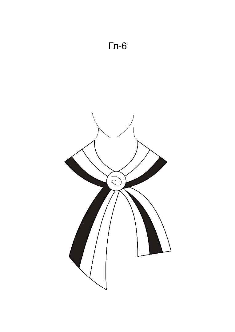 Галстук модель Гл-6